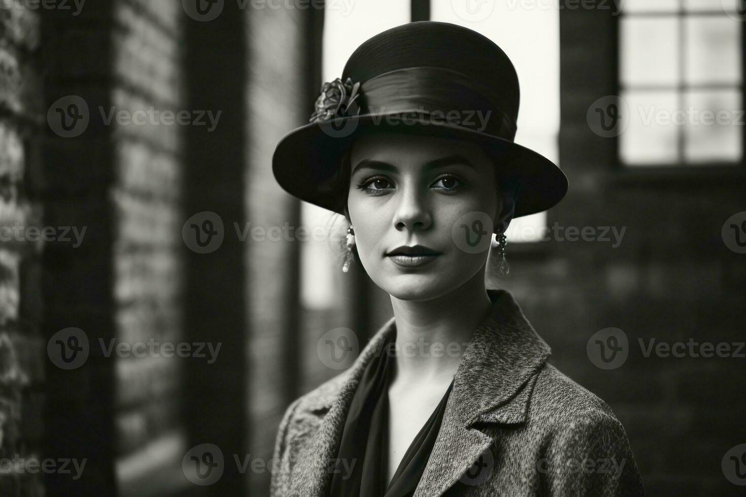 ai generado Clásico glamour, posando en 1920 estilo generativo por ai foto