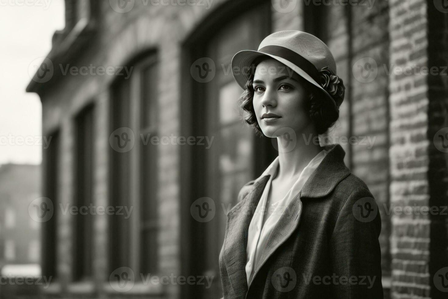 ai generado Clásico glamour, posando en 1920 estilo generativo por ai foto