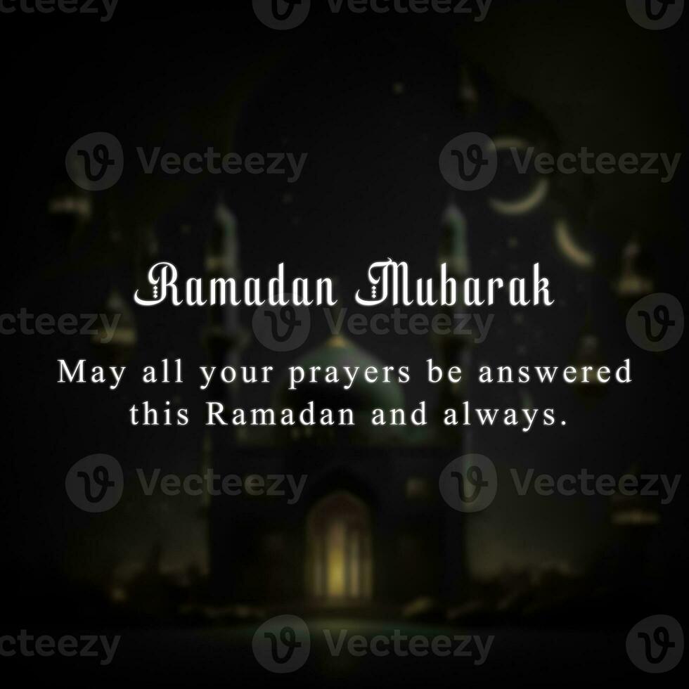 AI generated Ramadan Kareem Mosque background design, Ramadan Mubarak Greetings Post, Ramadan Celebration photo