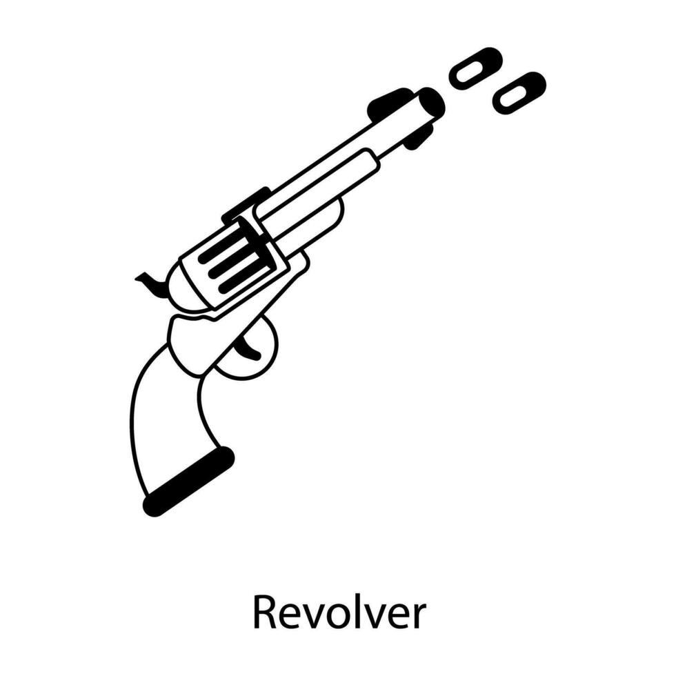 Trendy Revolver Concepts vector