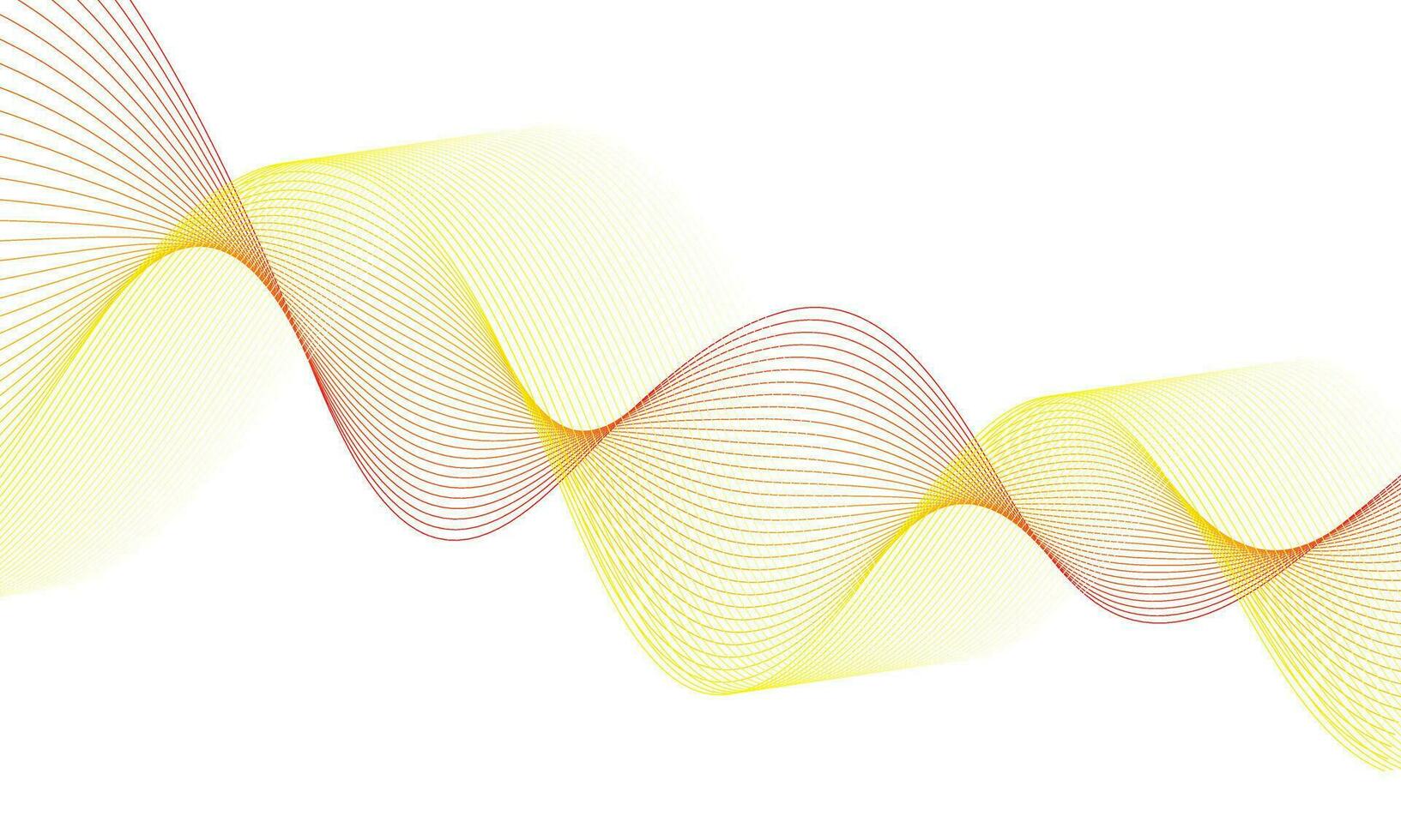 modern simple abstract seamlees red yellow color wavy air line pattern art work vector