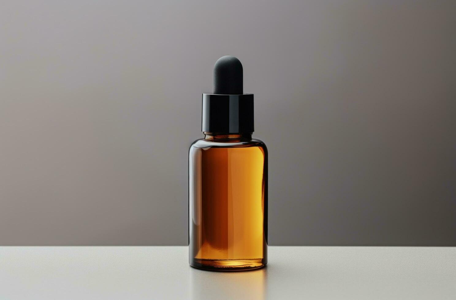 AI generated small bottle of a cosmetic photo