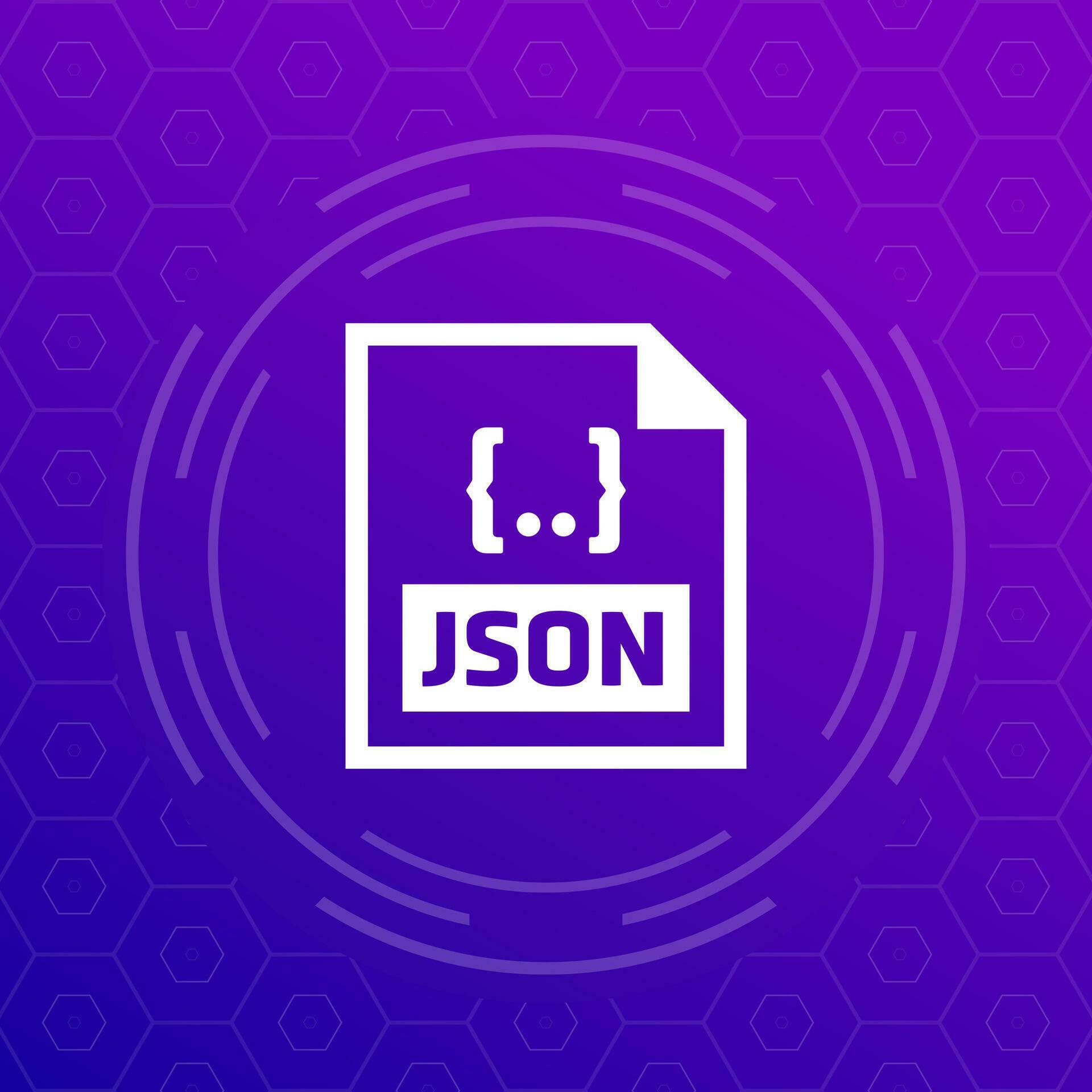 JSON file format icon for web and apps 35800972 Vector Art at Vecteezy