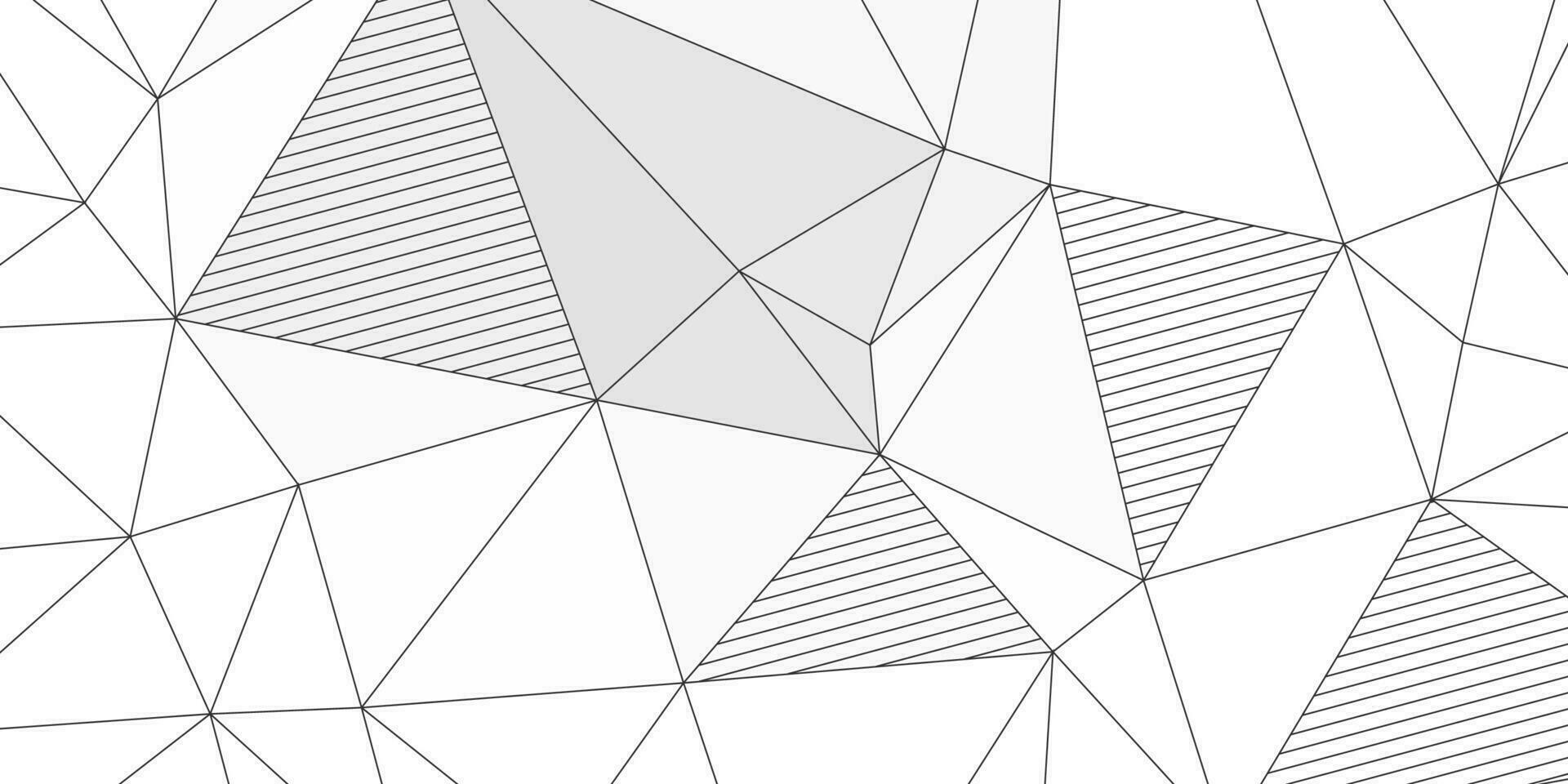 abstract modern elegant white background with triangles lines vector