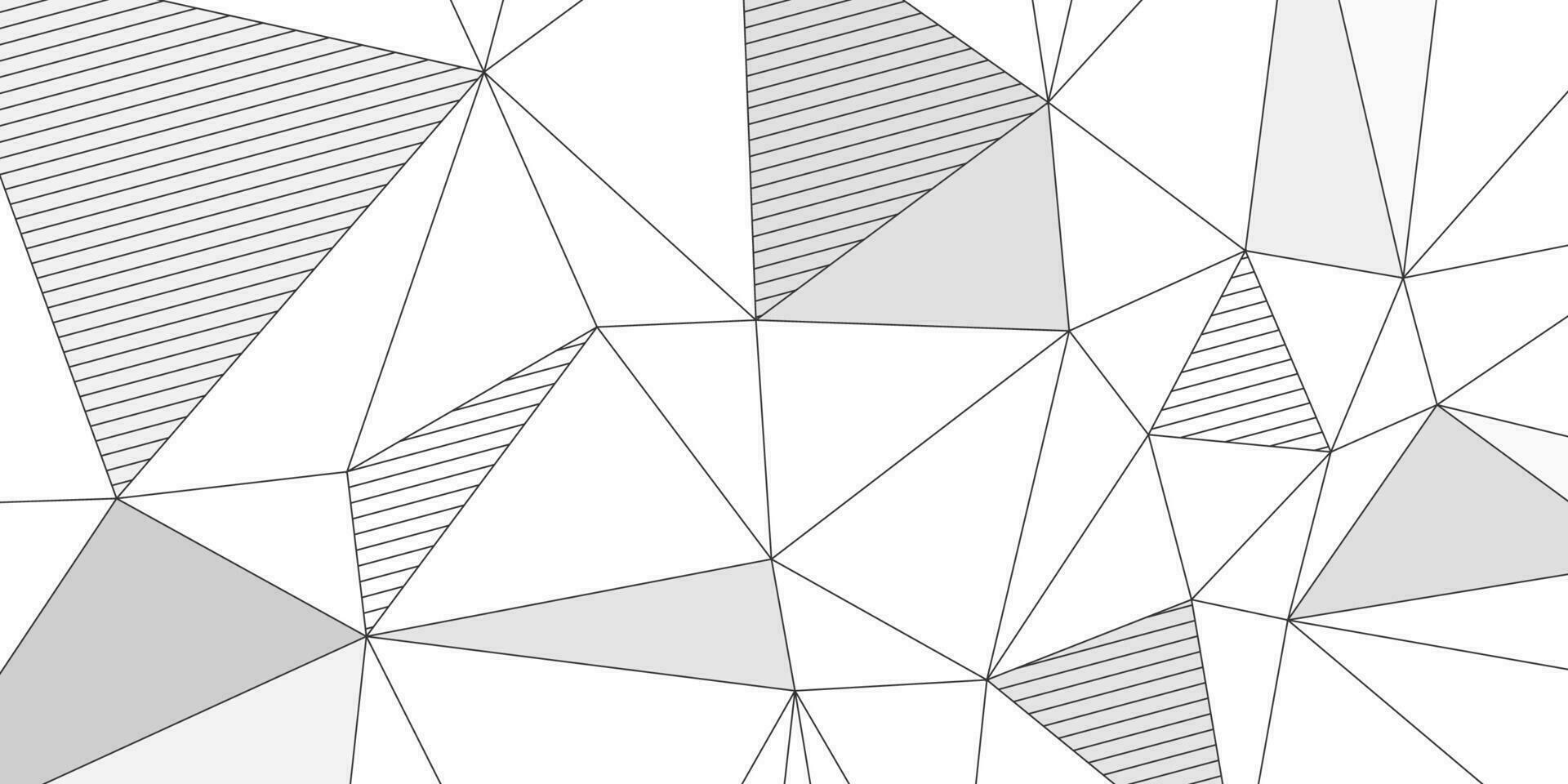 resumen moderno elegante blanco antecedentes con triangulos líneas vector