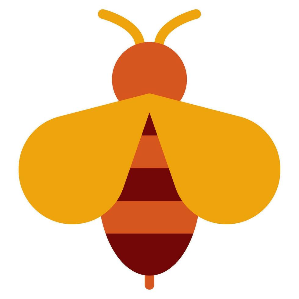 Spring bee Vector object illustration