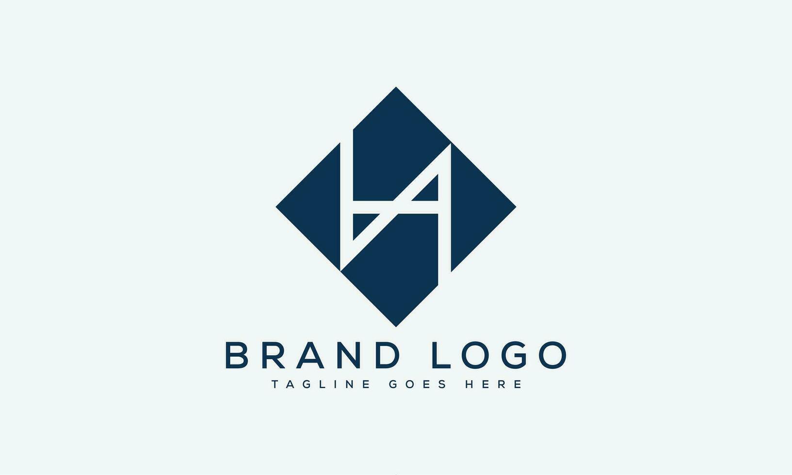 letra decir ah logo diseño vector modelo diseño para marca.