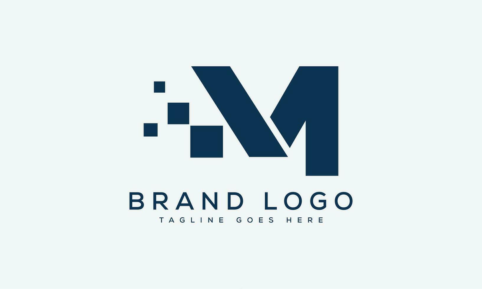 letter M logo design vector template design for brand.