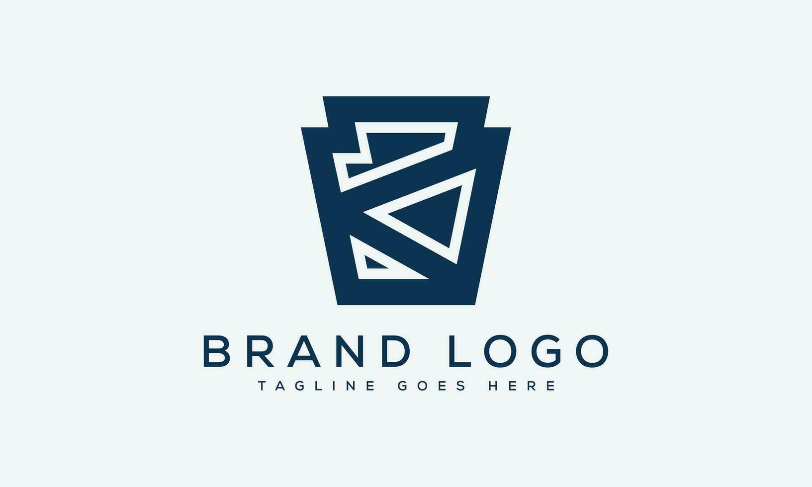 letter K logo design vector template design for brand.