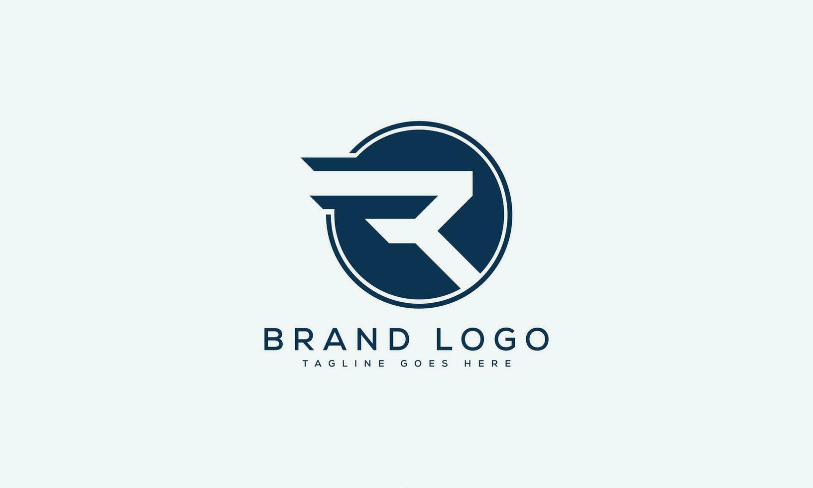letter R logo design vector template design for brand.