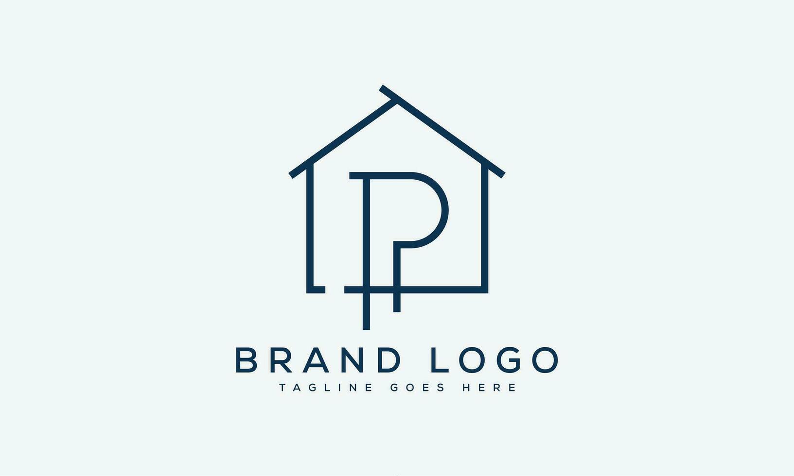 letter P logo design vector template design for brand.