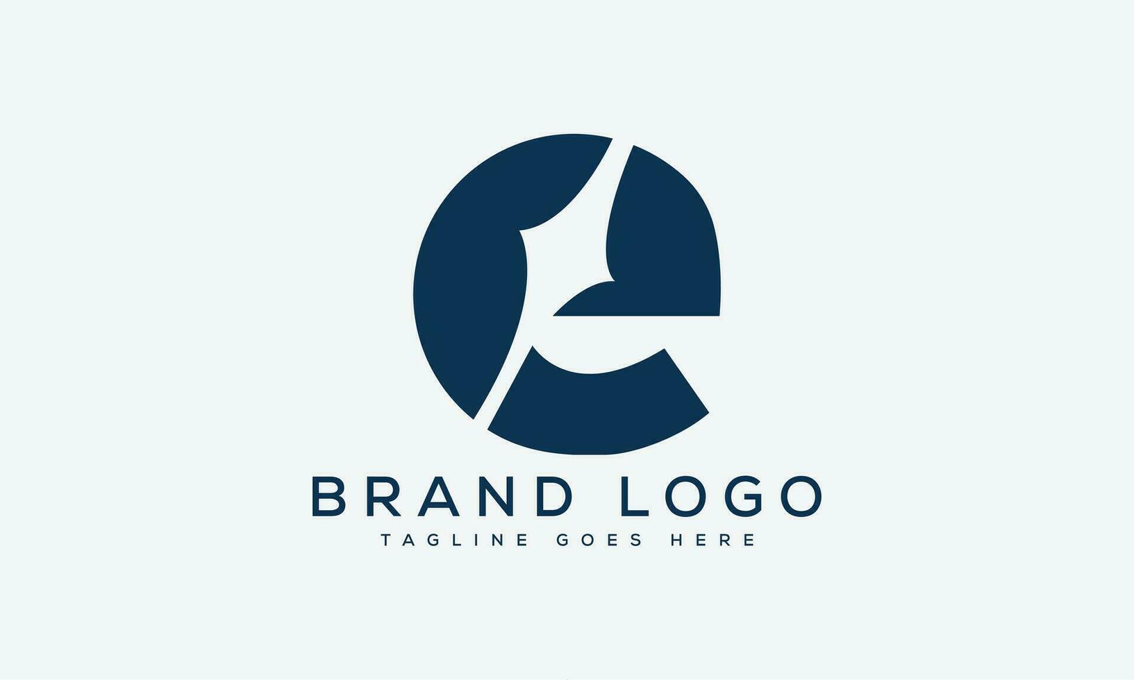 letter E logo design vector template design for brand.