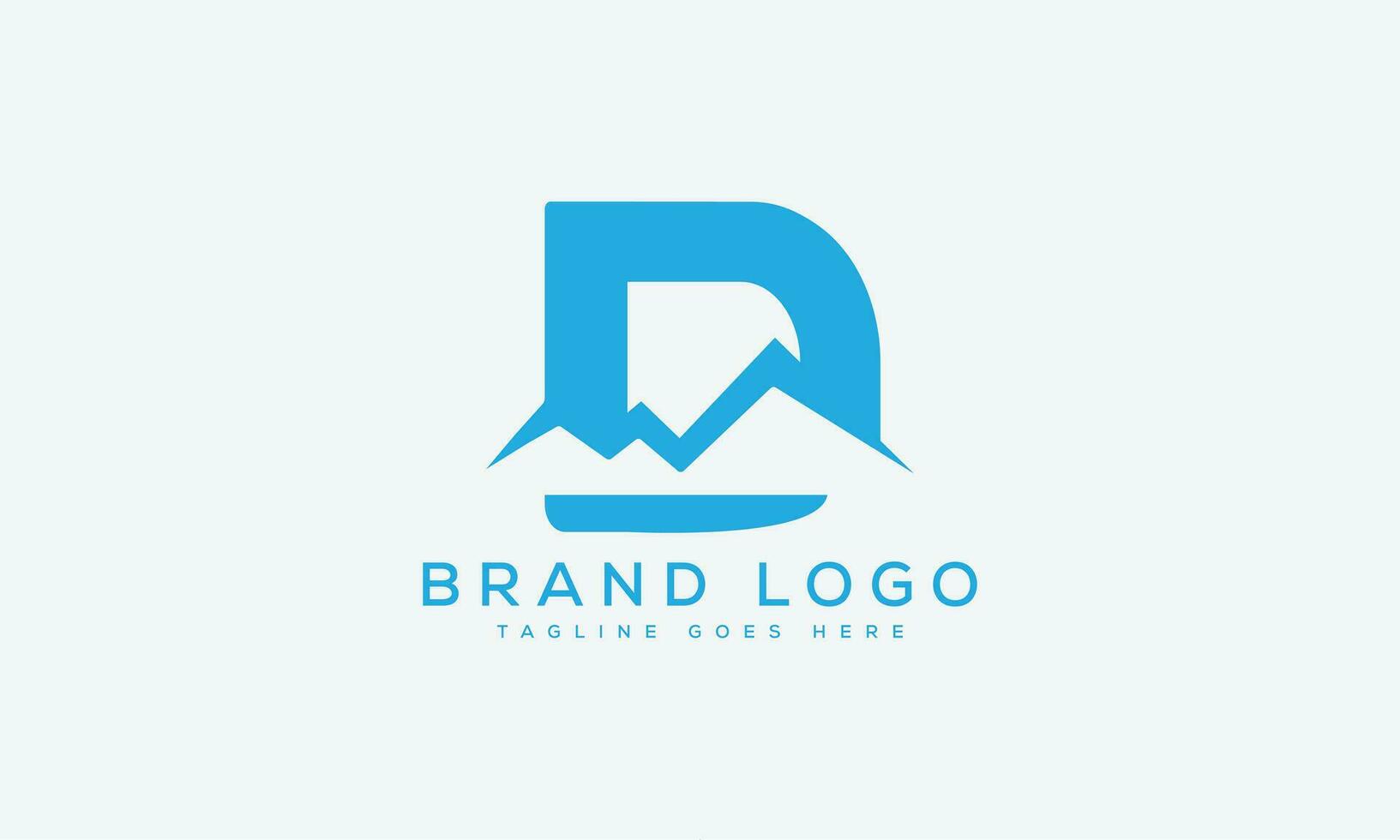 letter D logo design vector template design for brand.