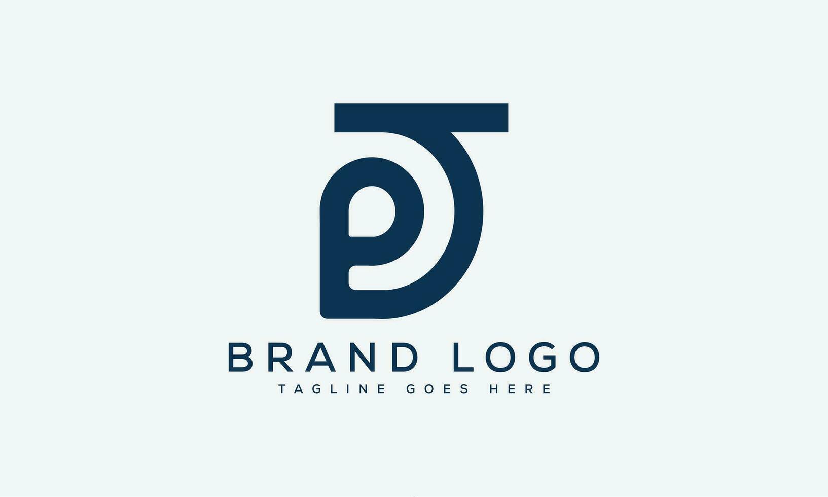 letter PT logo design vector template design for brand.