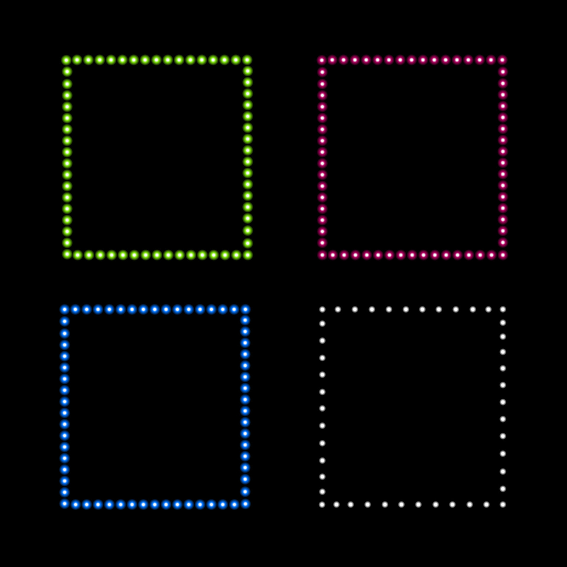 Set of vector backgrounds with neon effect. 35805025 Vector Art at Vecteezy