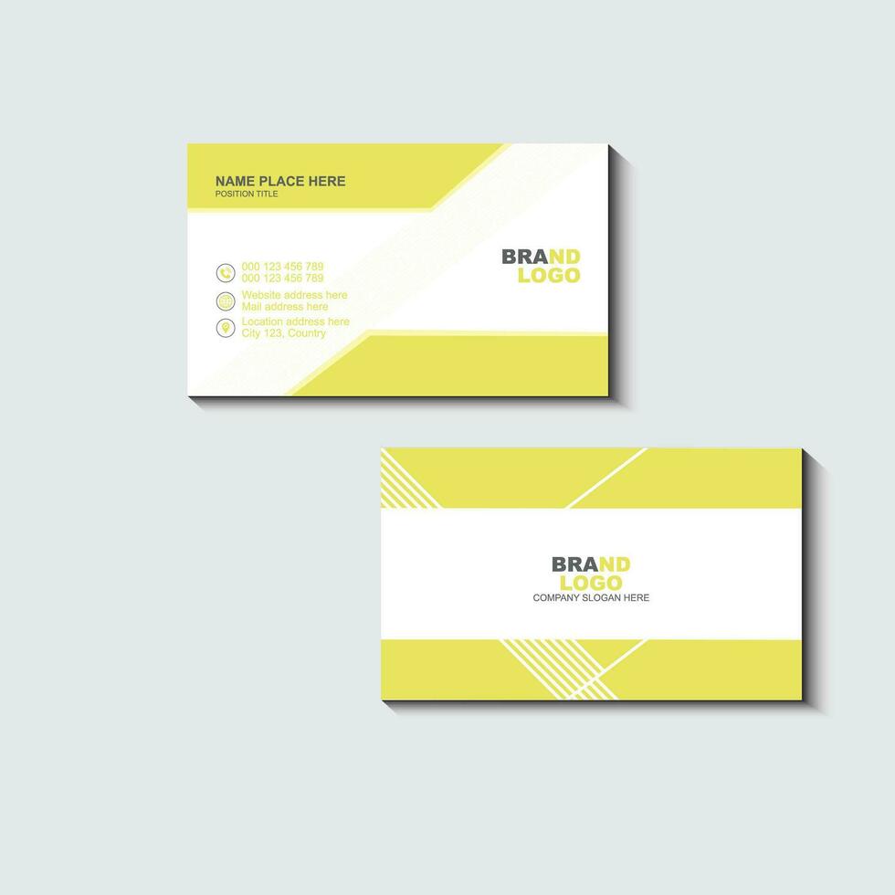 Creative Print Business Card Design vector