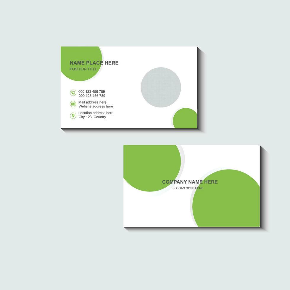 Creative Print Business Card Design vector