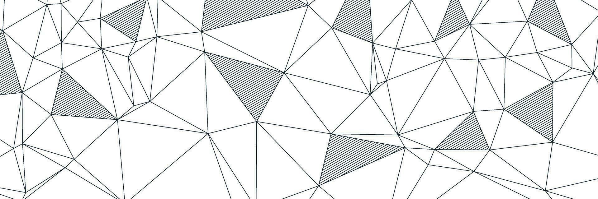 abstract white background with triangles lines vector
