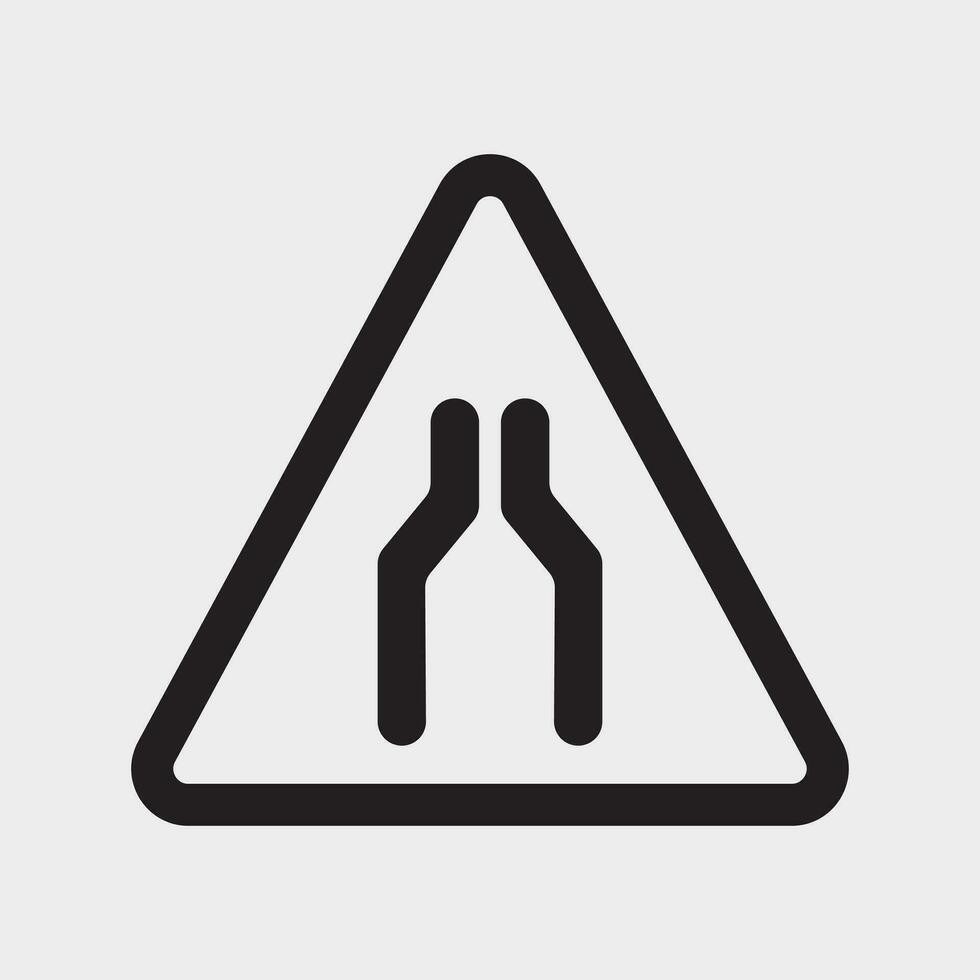 Road, traffic signal icon vector eps