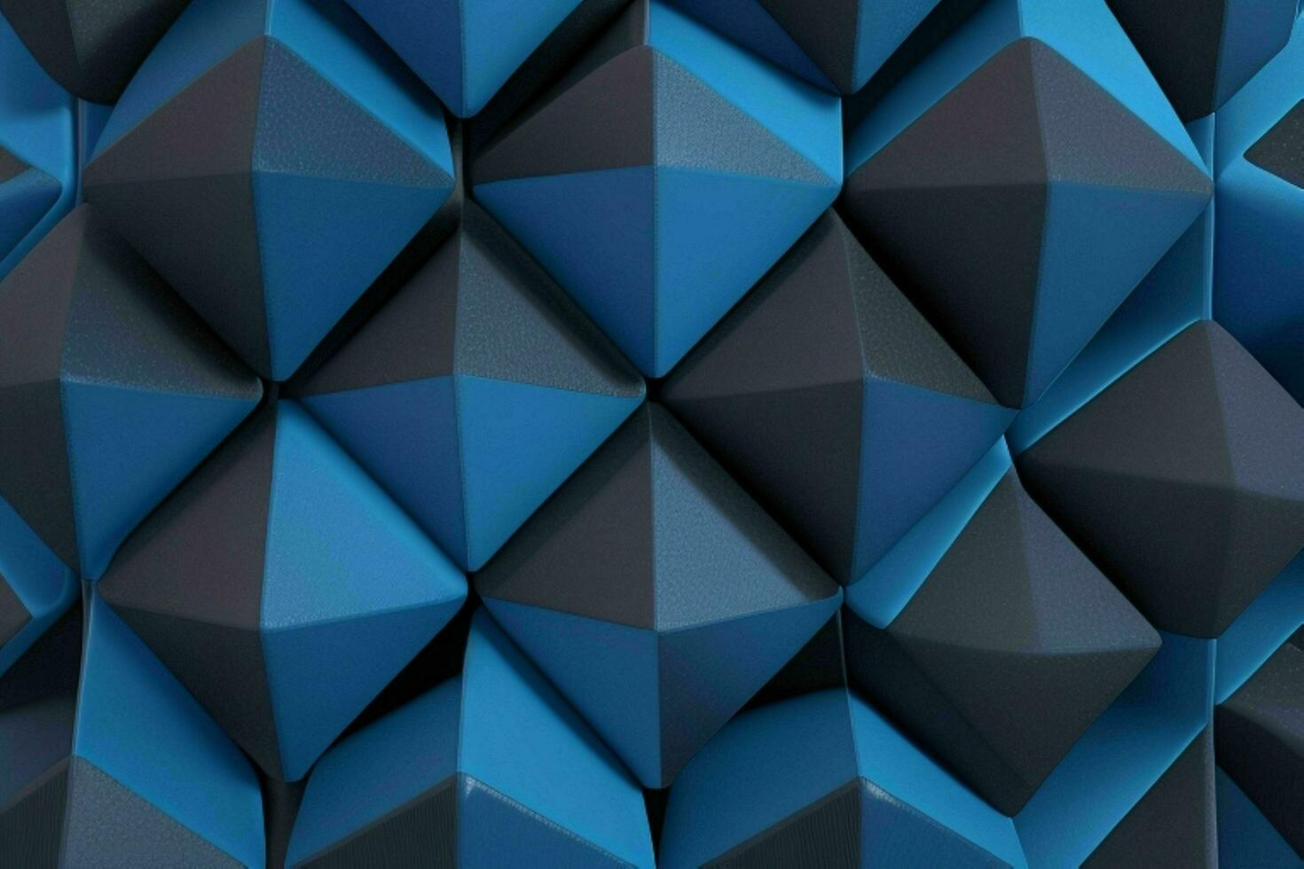 AI generated 3d rendering luxury blue and black abstract background. Pro Photo