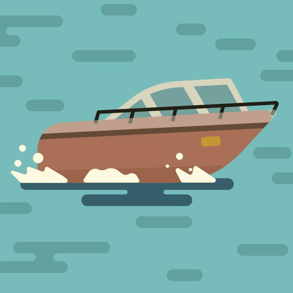 boat vehicle illustration vector