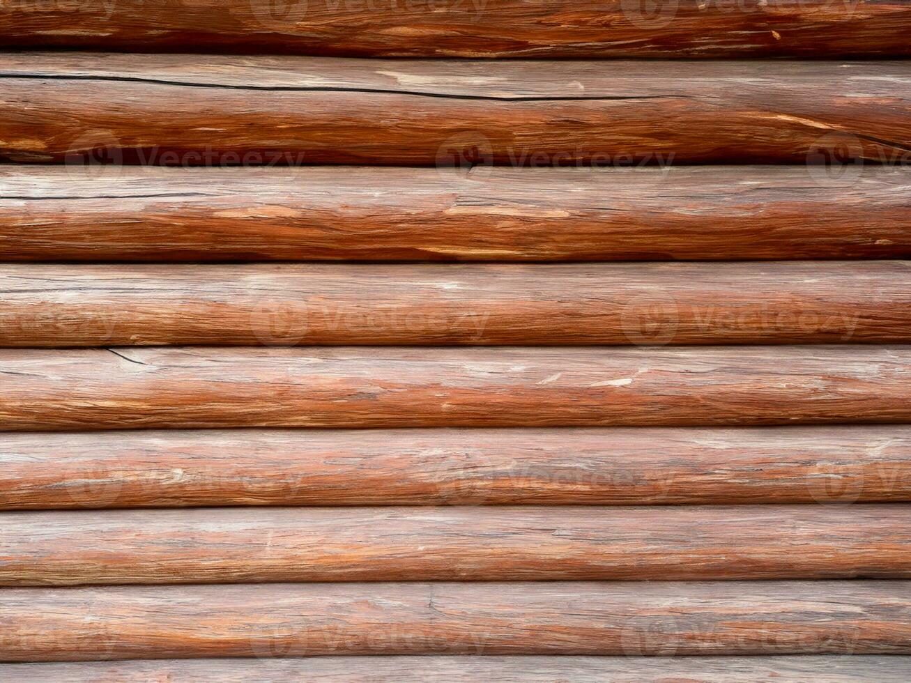 Brown wood log wall surface background image photo