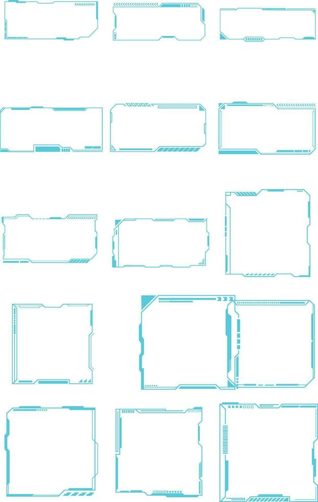 Futuristic Tech Frame vector