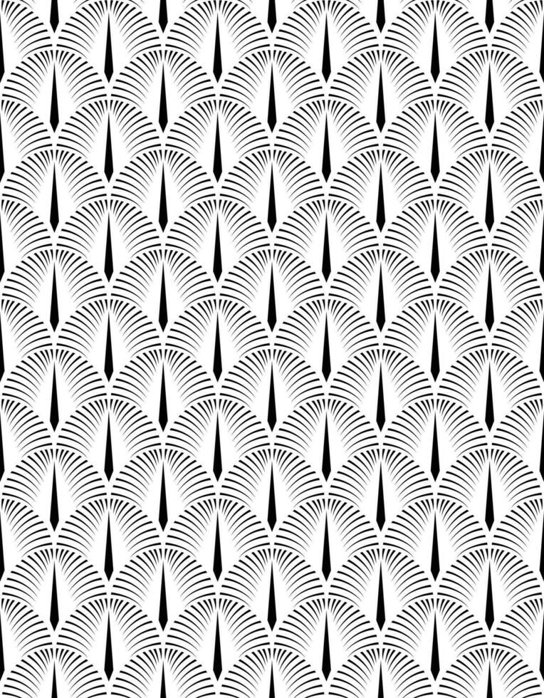 Abstract geometric seamless pattern vector