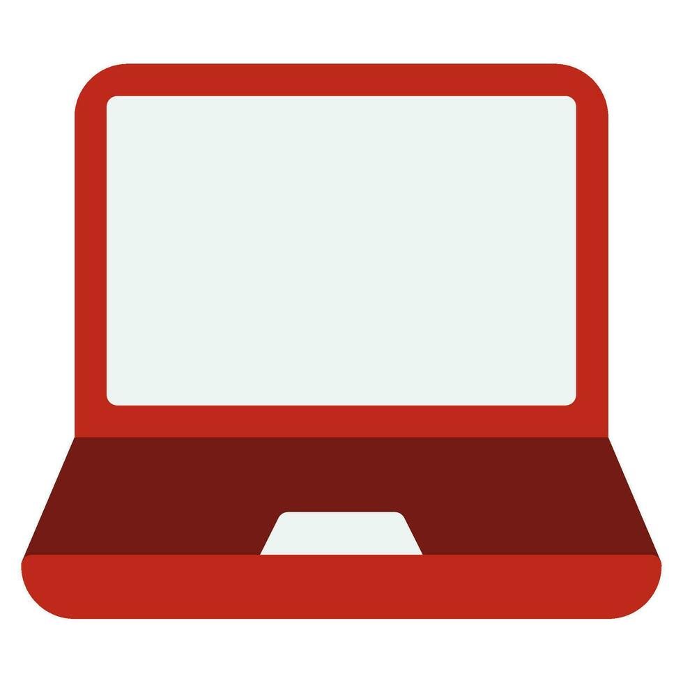 office tools laptop vector object illustration