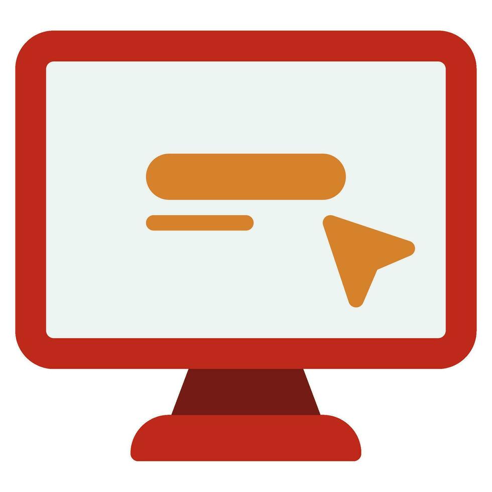 office tools computer vector object illustration