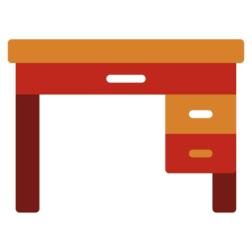 office tools desk vector object illustration