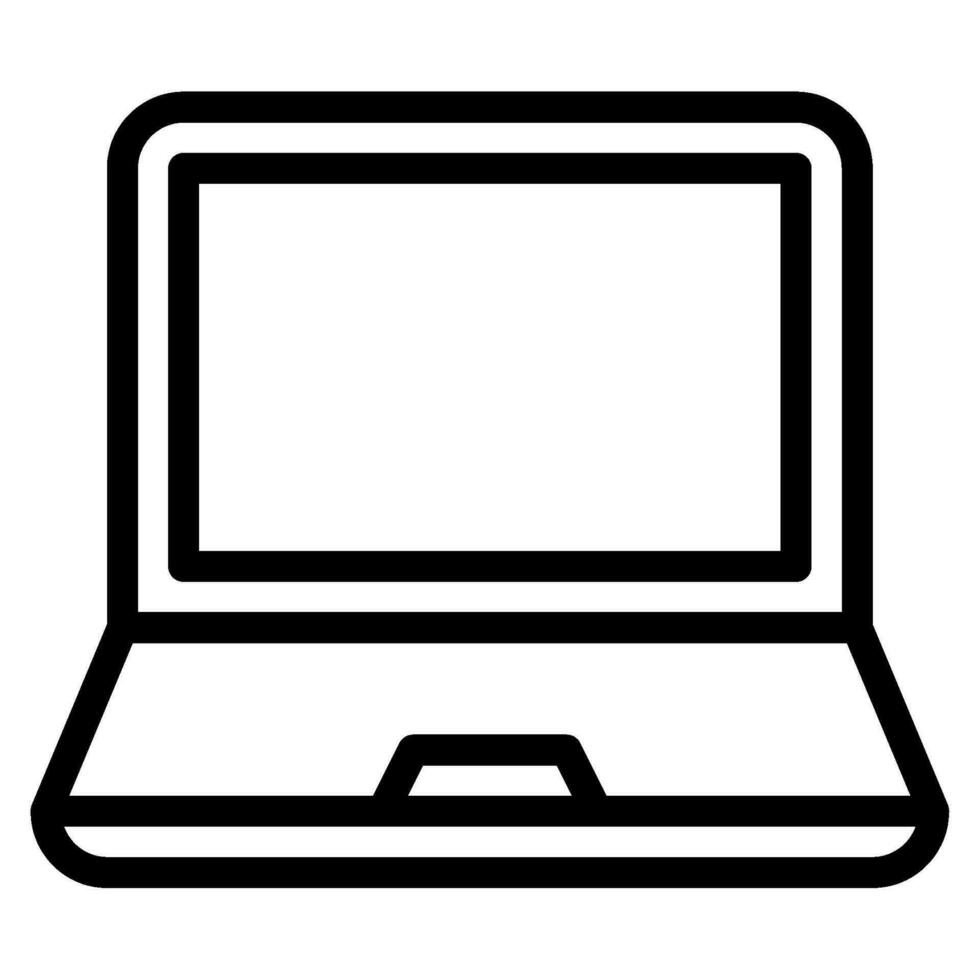 office tools laptop vector object illustration