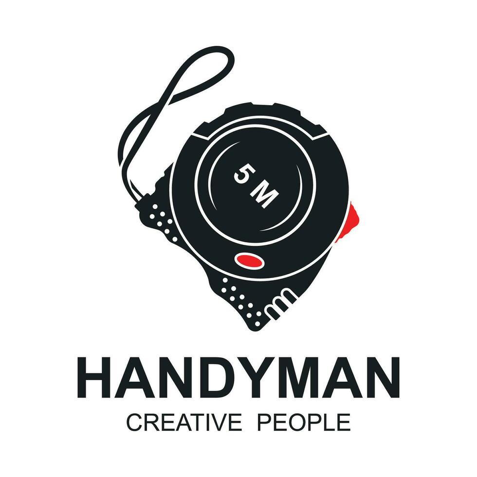 handyman logo vector icon illustration template