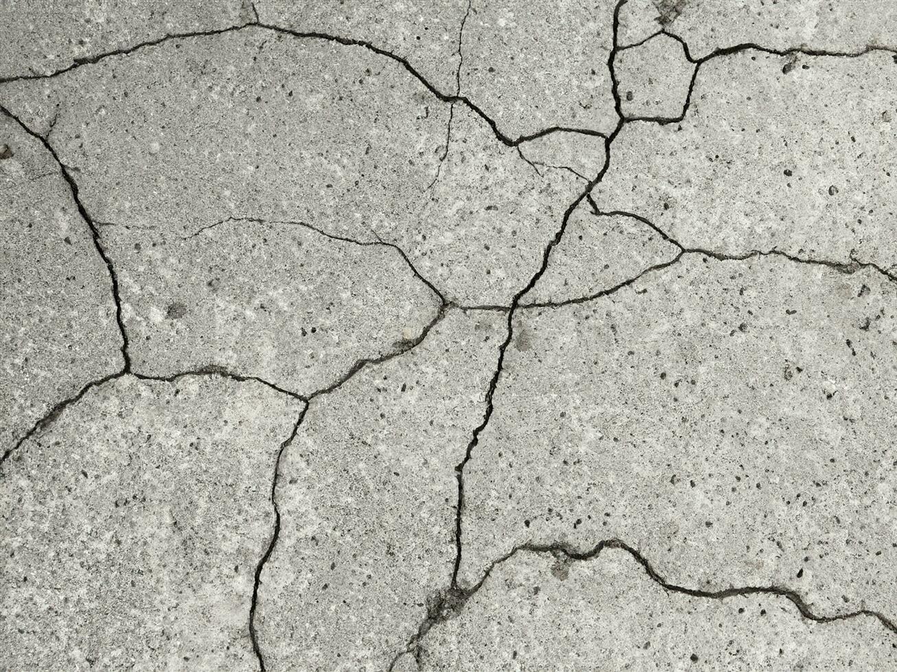 close up crack cement floor texture photo
