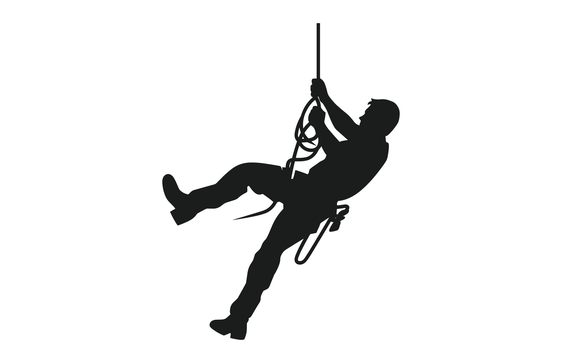 Rappelling Silhouette vector free 35807716 Vector Art at Vecteezy