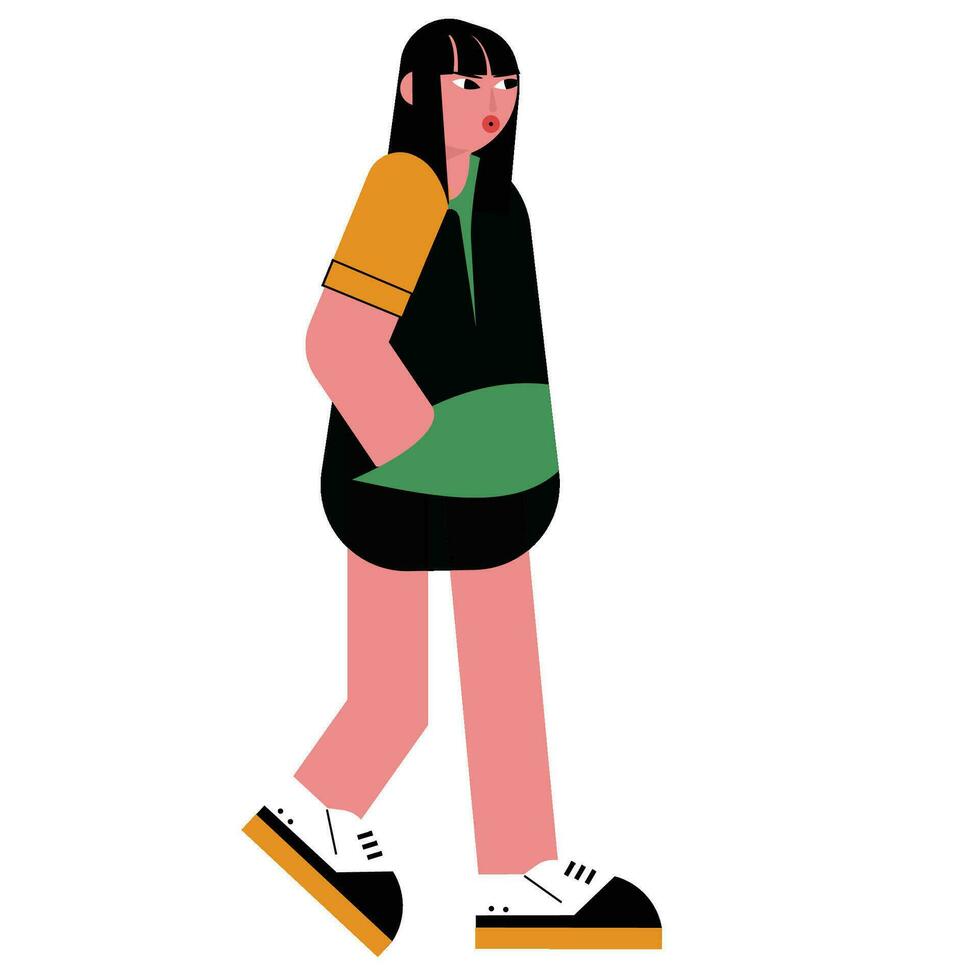 Fashion Character Illustration vector