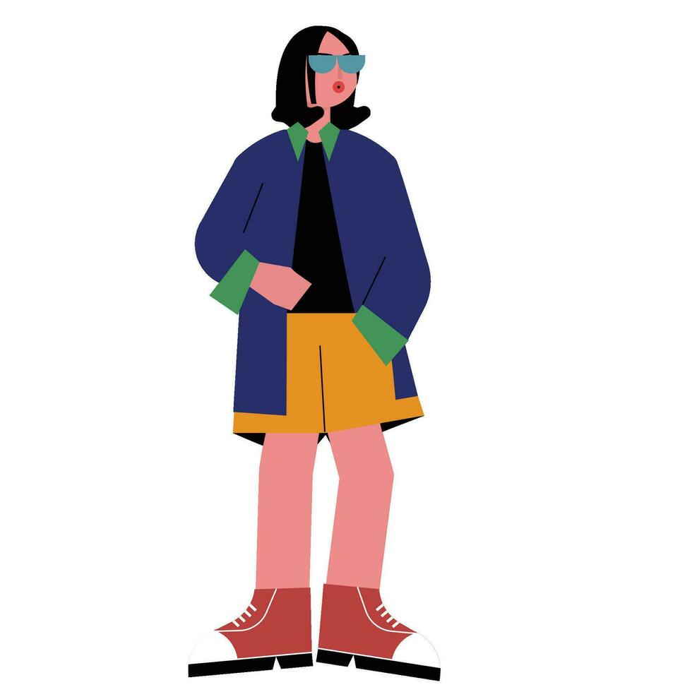 Fashion Character Illustration vector