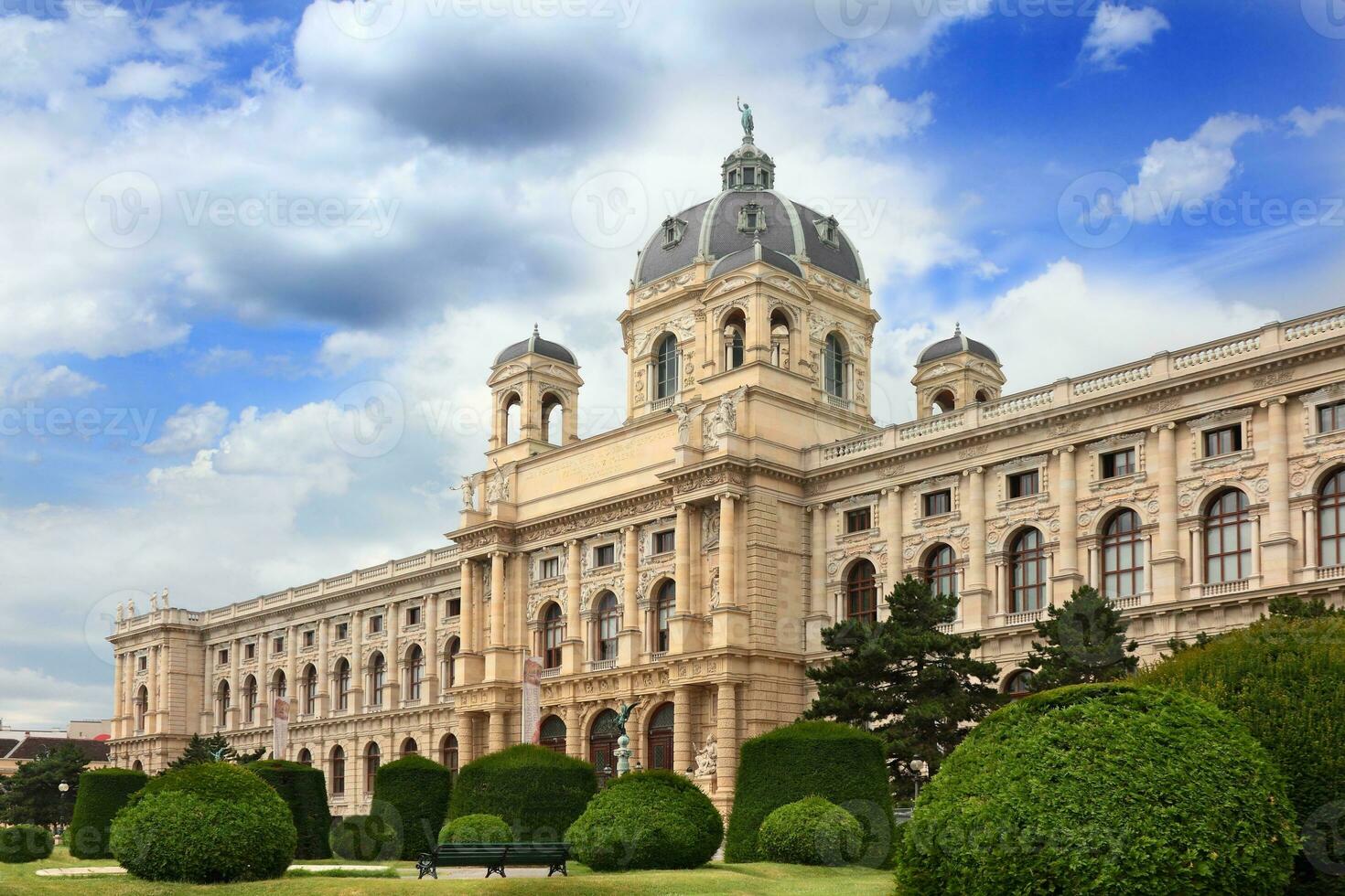 Museum with park in Vienna, Austria photo