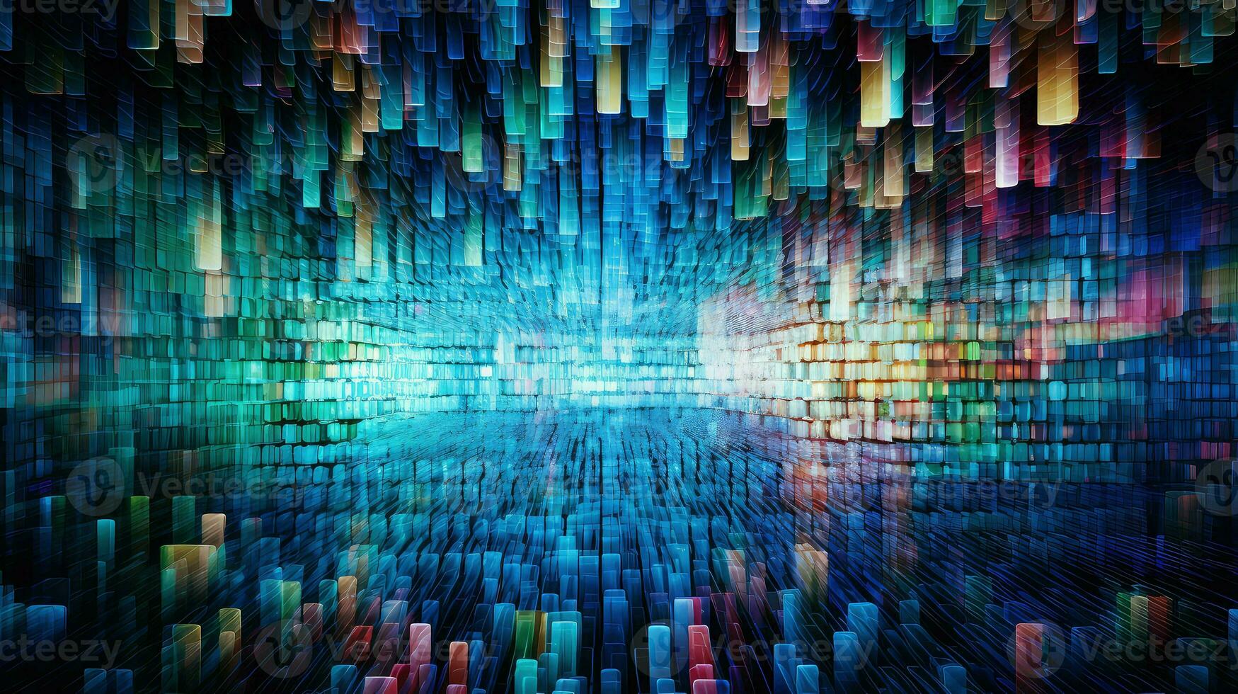 AI generated connection internet digital background photo