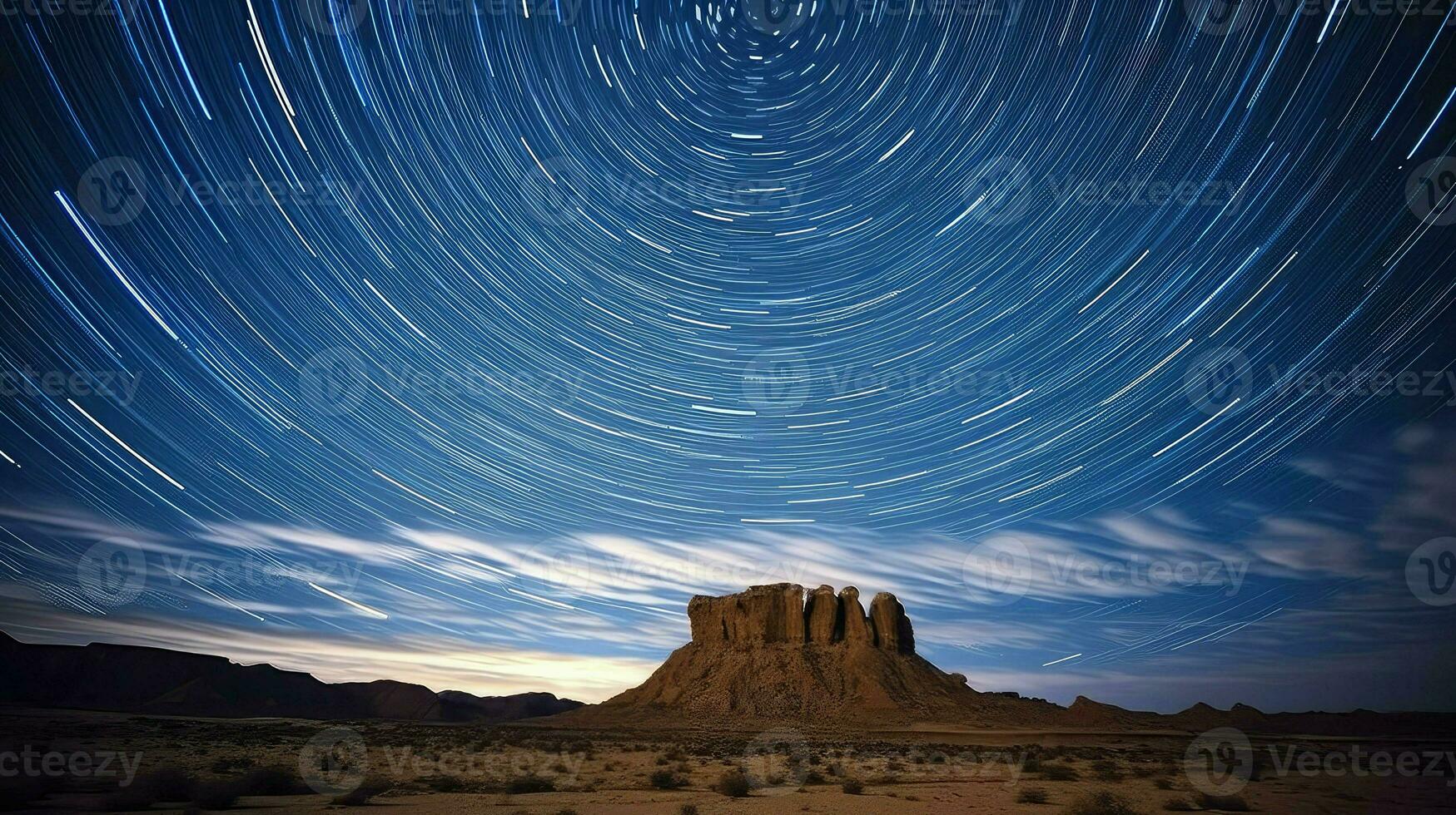 AI generated canyon rock desert landscape photo