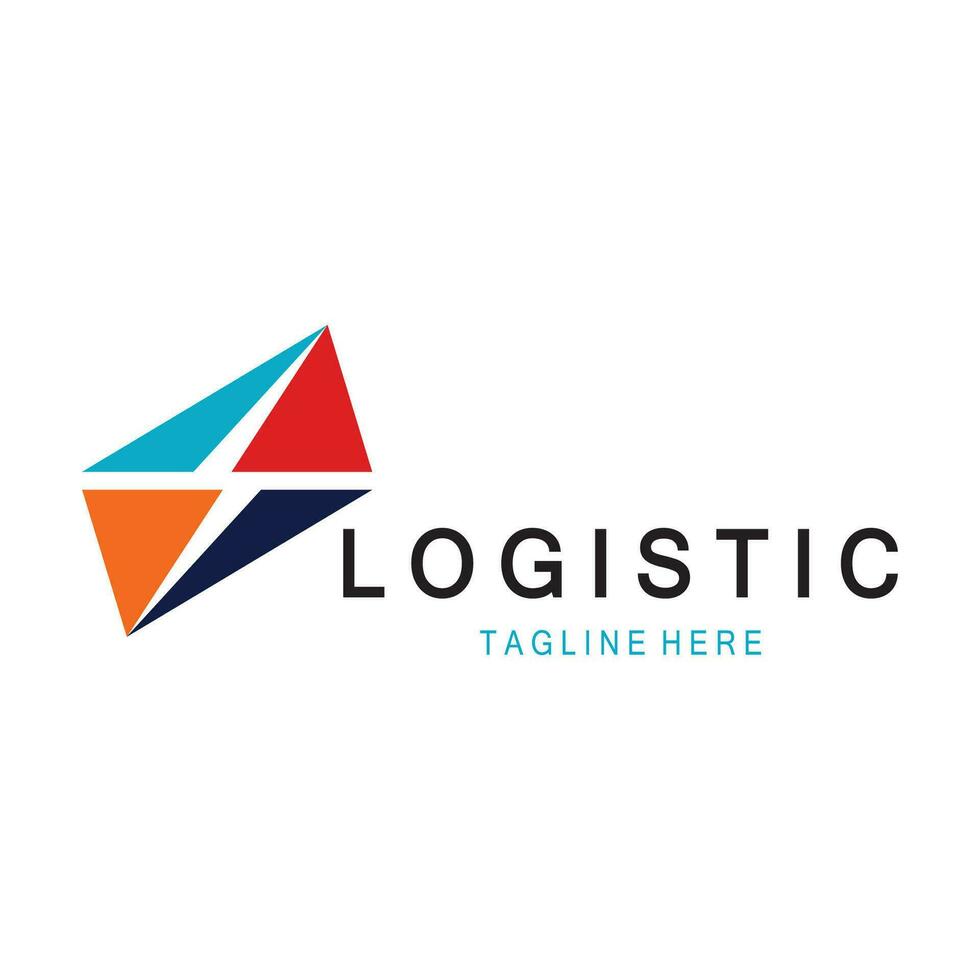 logistics logo icon illustration vector design  distribution symbol  delivery of goods  economy  finance