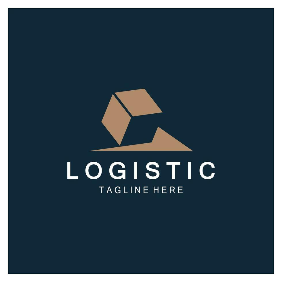 logistics logo icon illustration vector design  distribution symbol  delivery of goods  economy  finance