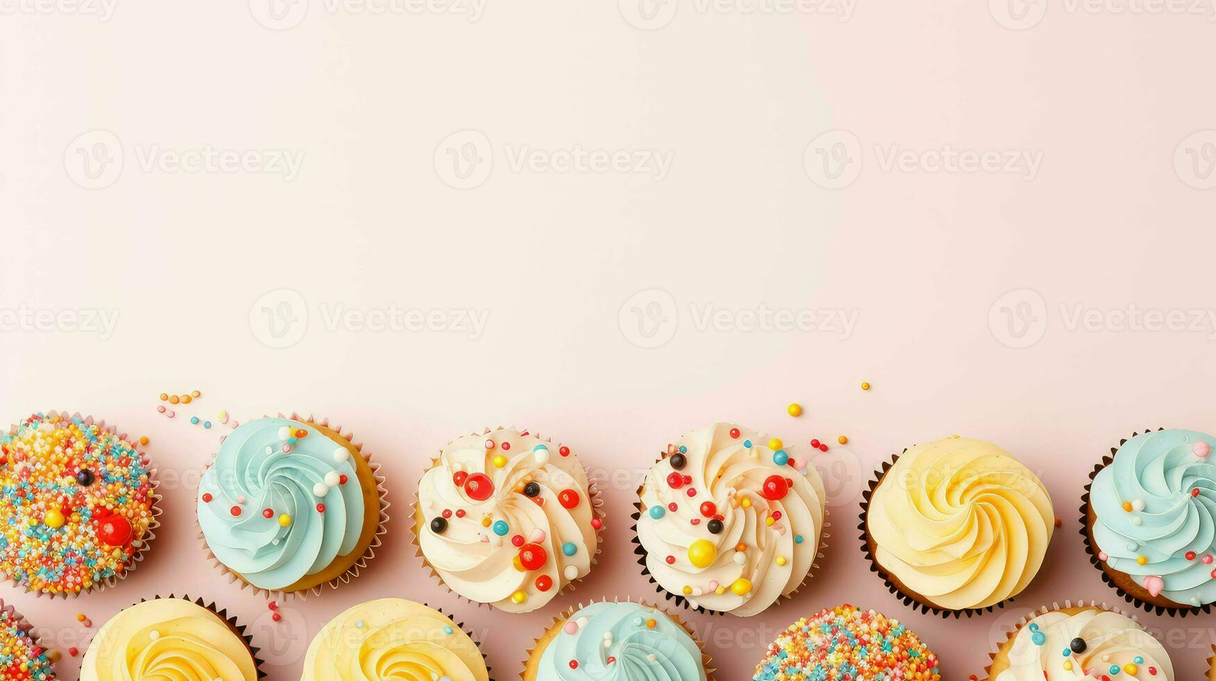 AI generated bakery copyspace cake food photo