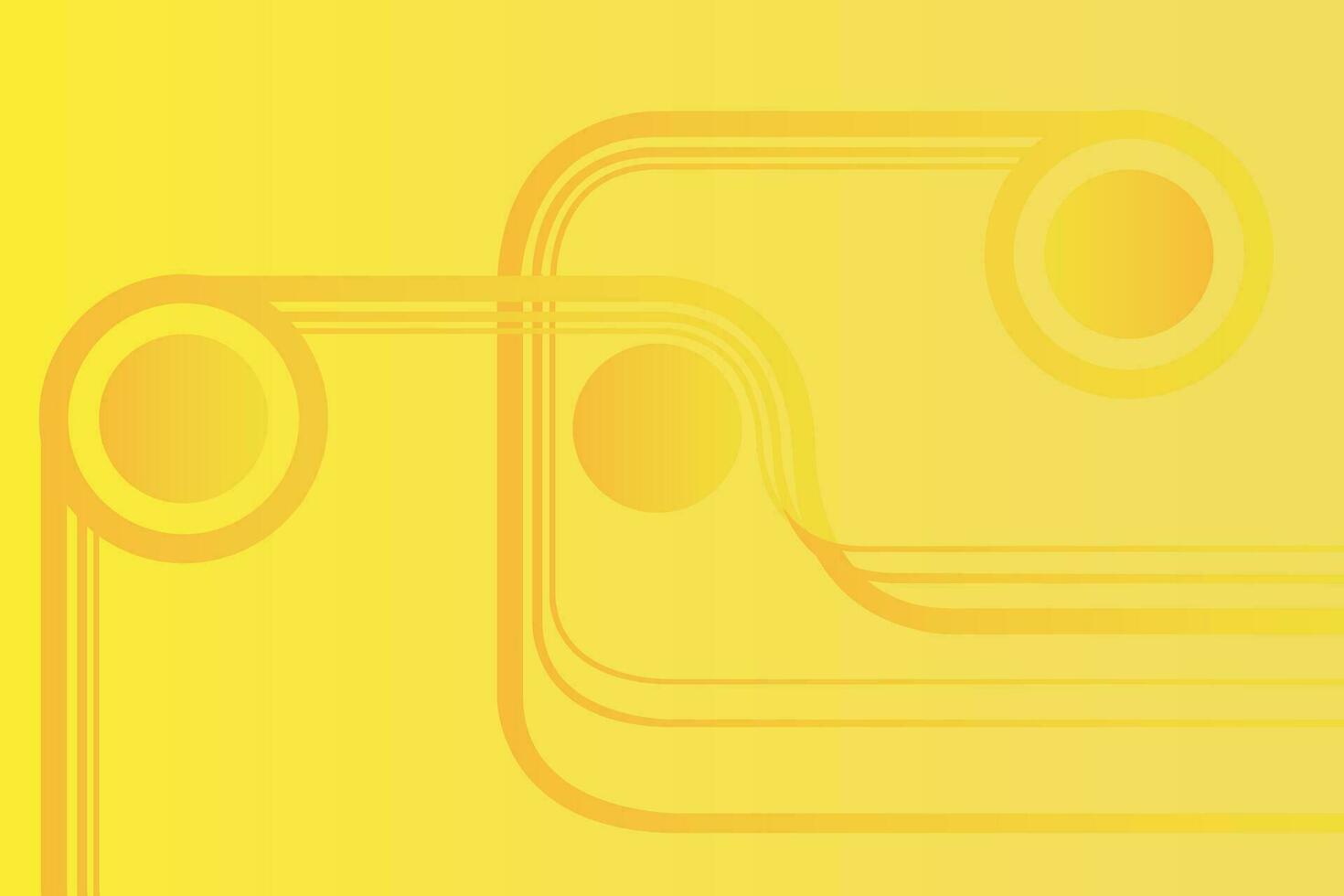 abstract yellow circular background. vector illustration