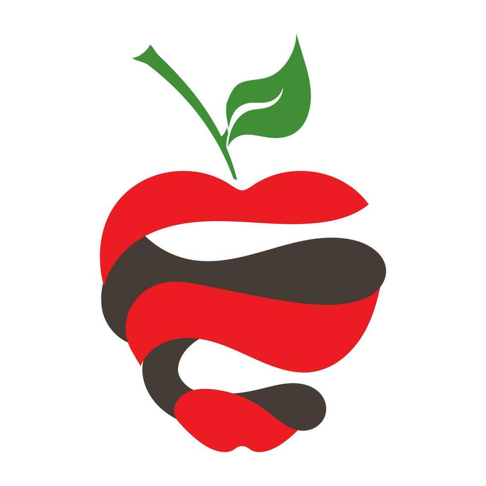 Apple logo design concept vector