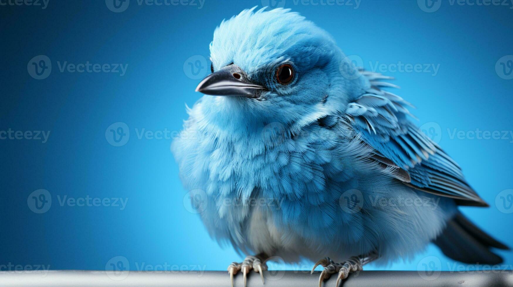 AI generated Blue tanager bird nature wildlife photo