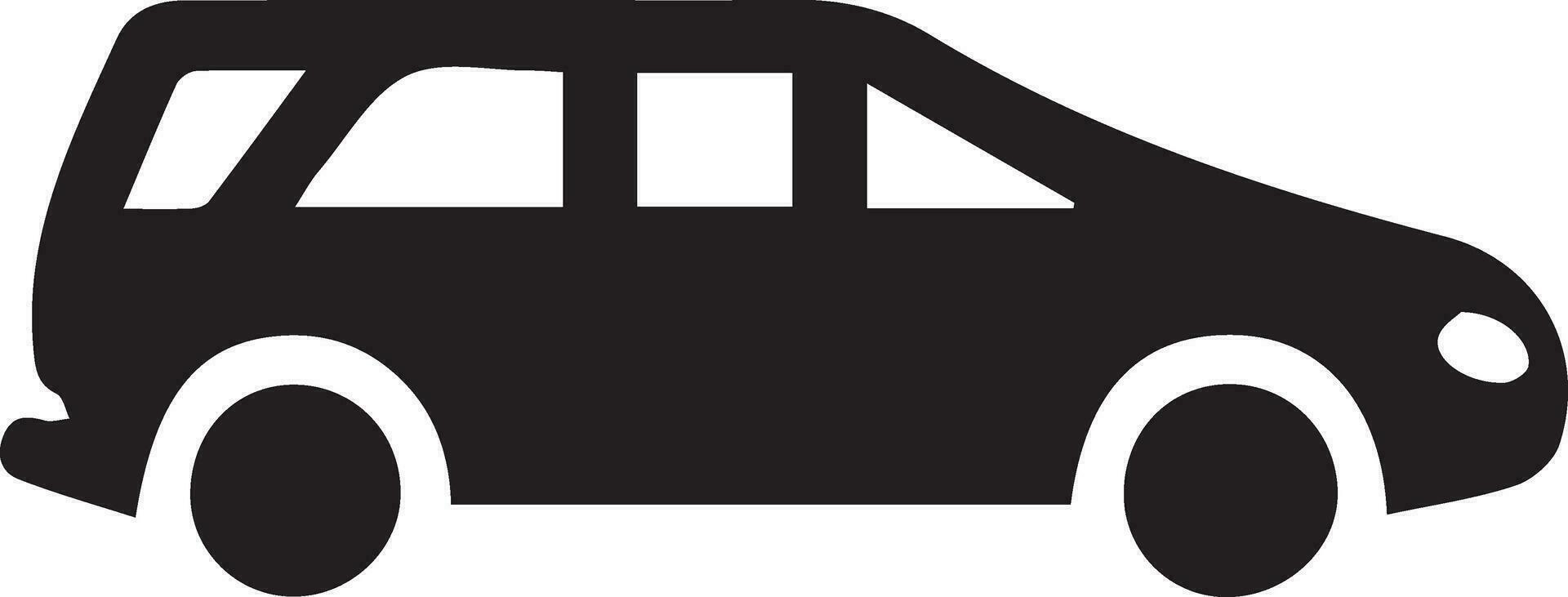 A Bus Icon vector silhouette black color 23