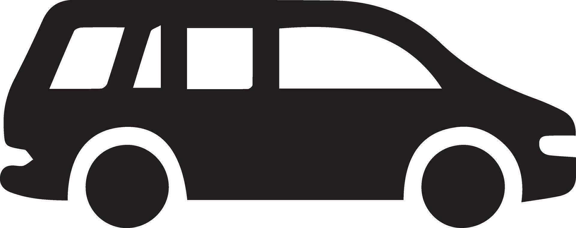 A Bus Icon vector silhouette black color 24