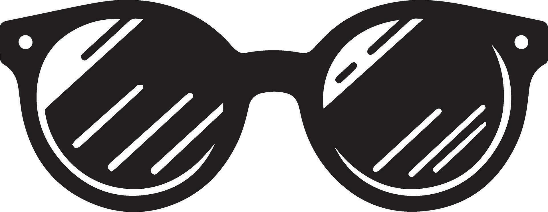 sunglass vector silhouette black color 8