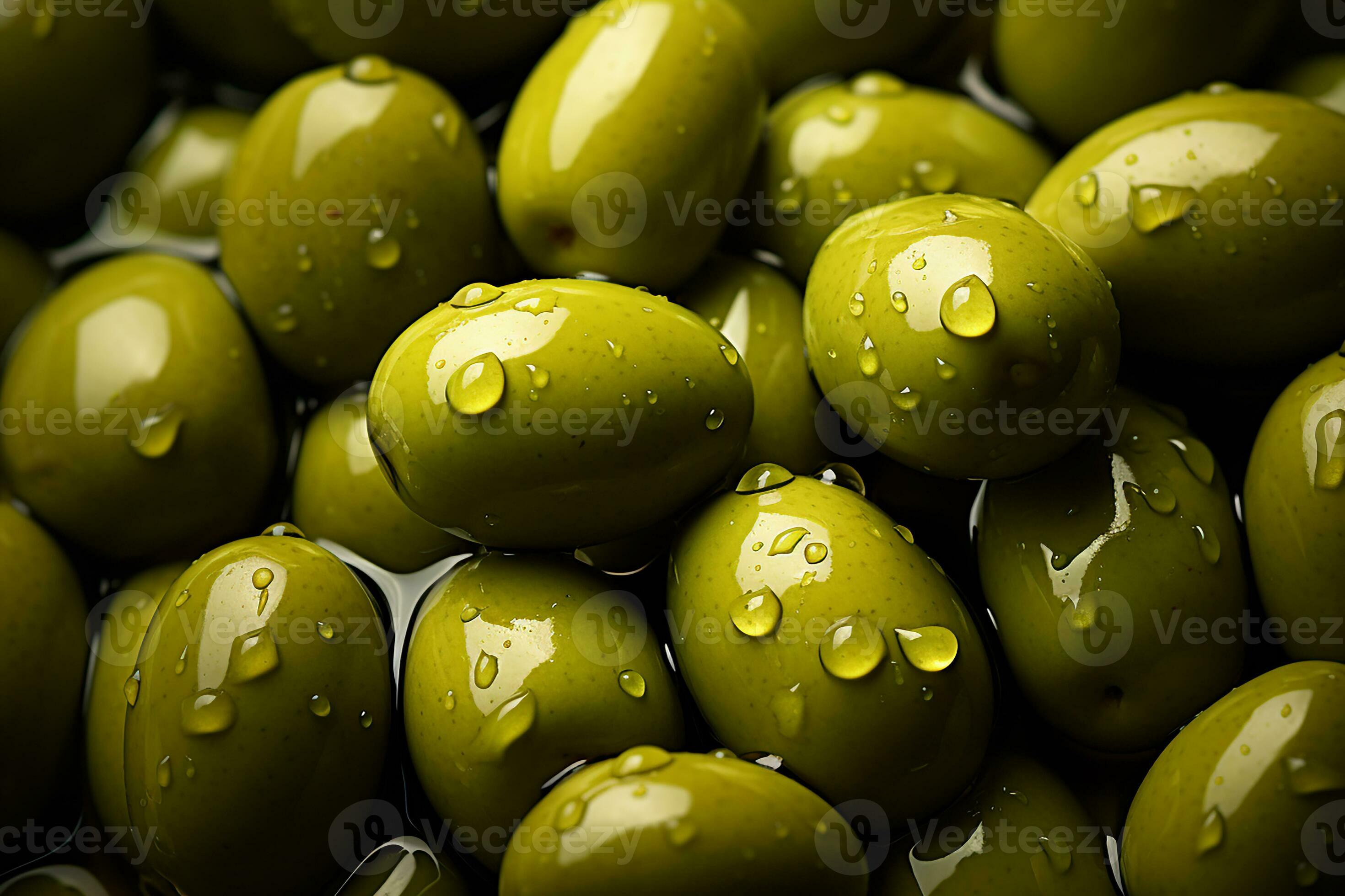AI generated Fresh Green Olives Fruit 35815146 Stock Photo at Vecteezy